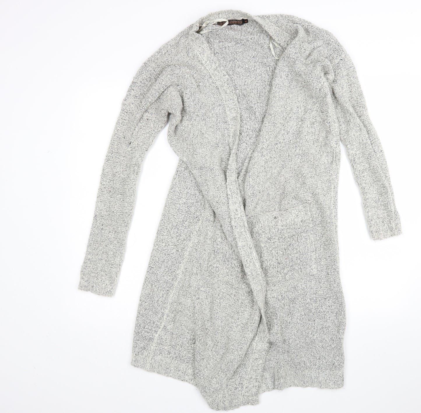 QED London Womens Grey   Cardigan Jumper Size M