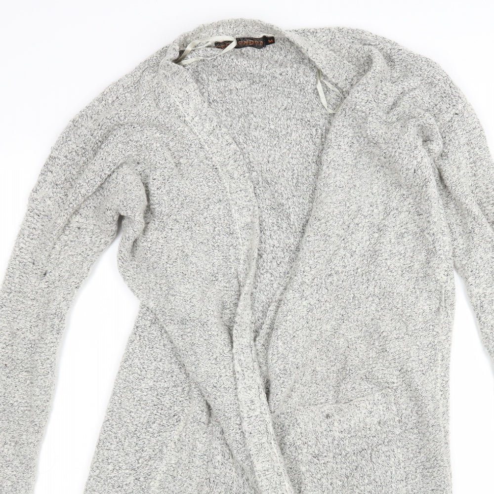 QED London Womens Grey   Cardigan Jumper Size M