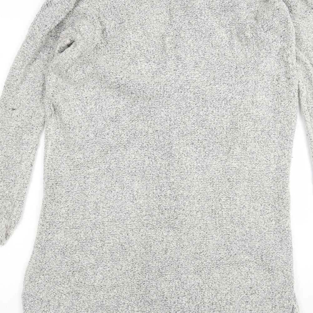 QED London Womens Grey   Cardigan Jumper Size M