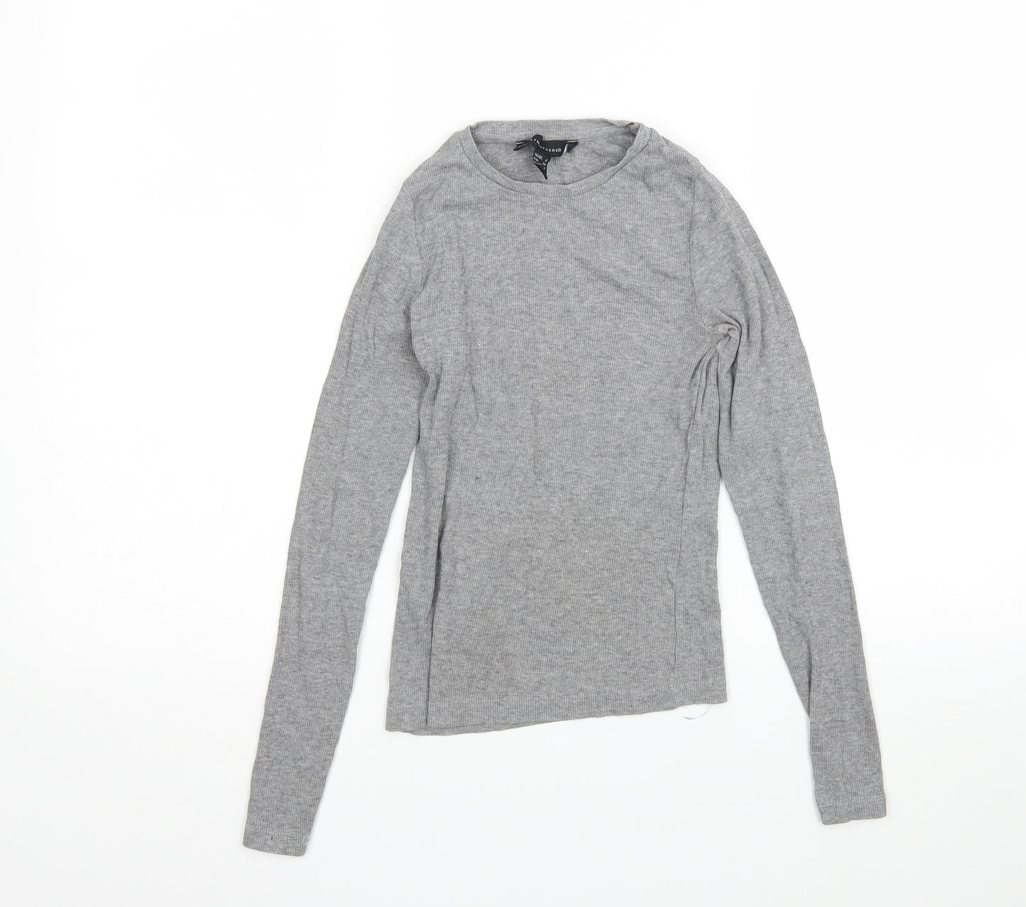 Primark Womens Grey   Basic T-Shirt Size 6