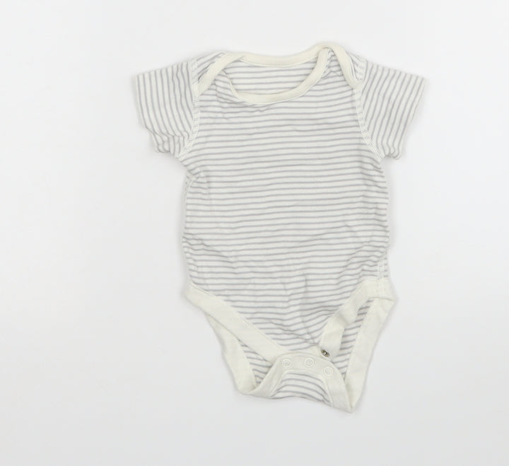 M&S Baby Multicoloured Striped Leotard One-Piece Size 0-3 Months