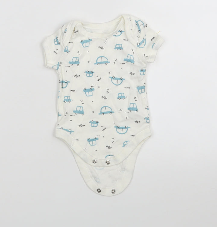 Matalan Boys Multicoloured Leotard One-Piece Size 0-3 Months - Car Print