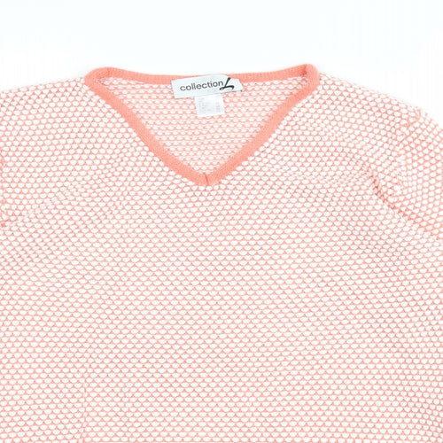 Collection L Womens Multicoloured Polka Dot  Pullover Jumper Size 16