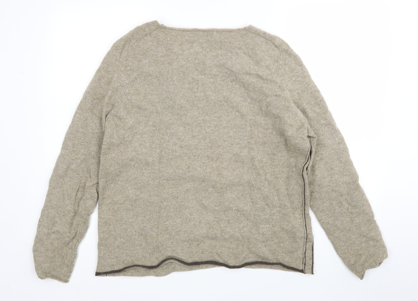 White Stuff Womens Brown   Pullover Jumper Size L
