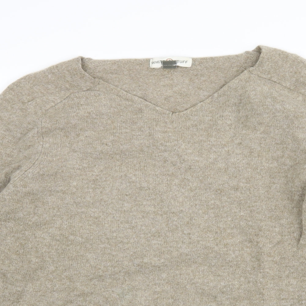 White Stuff Womens Brown   Pullover Jumper Size L