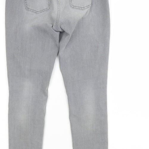 NEXT Womens Grey   Skinny Jeans Size 14 L26 in
