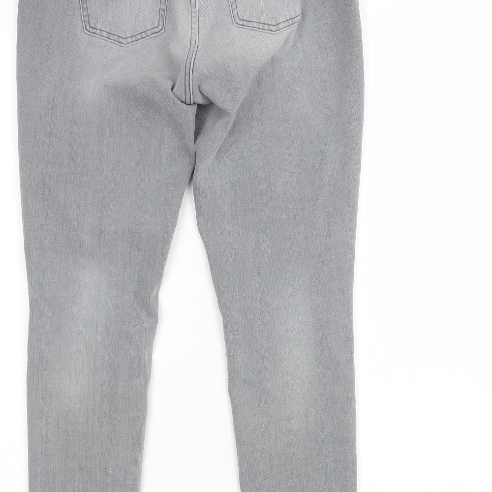 NEXT Womens Grey   Skinny Jeans Size 14 L26 in