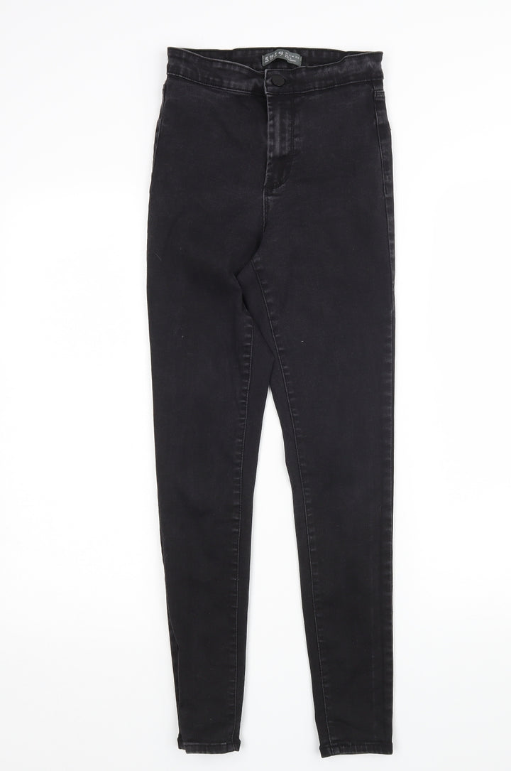 Denim Co Womens Black Skinny Jeans Size 10 L28 in