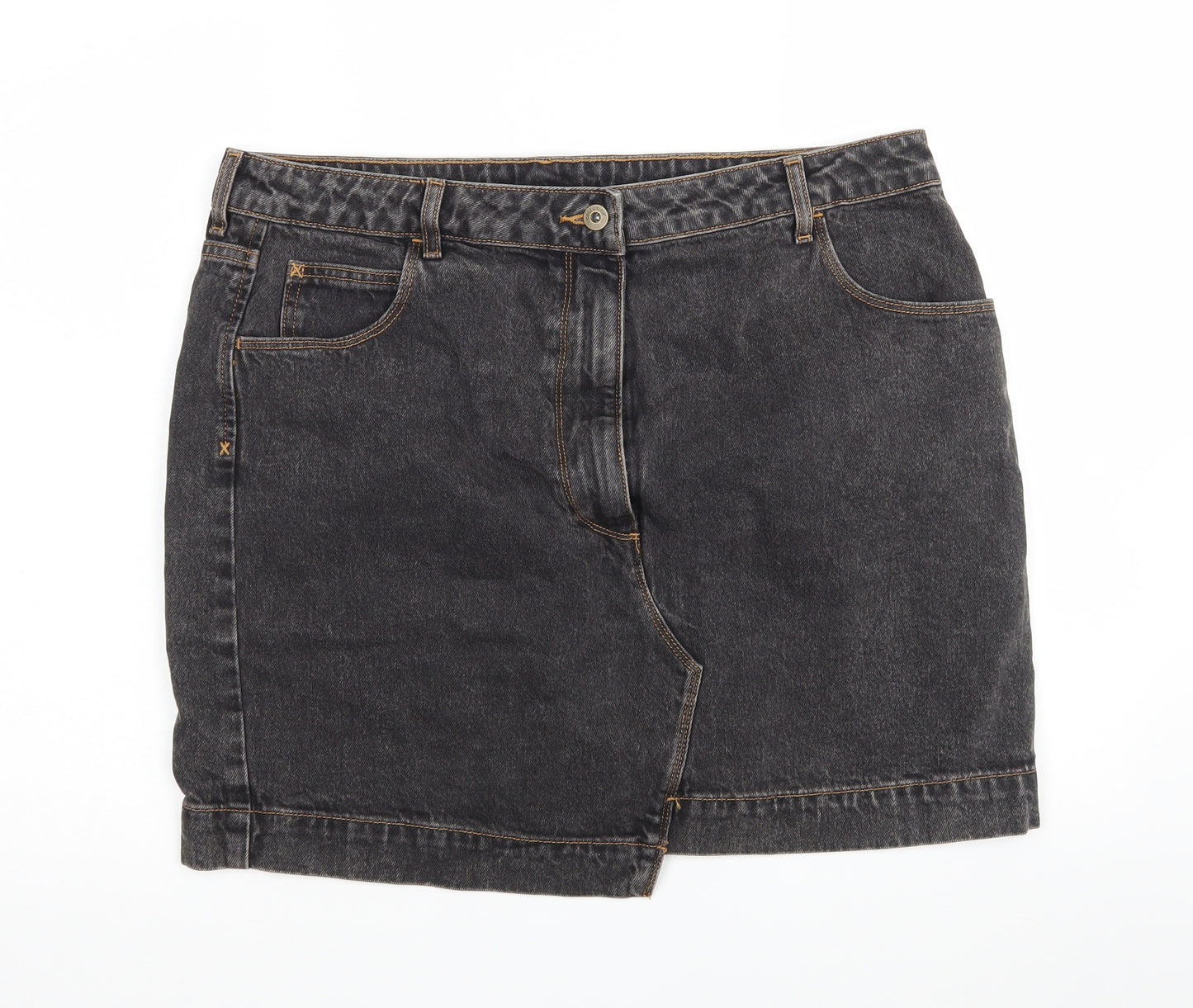 COLLUSION Womens Black   Mini Skirt Size 18