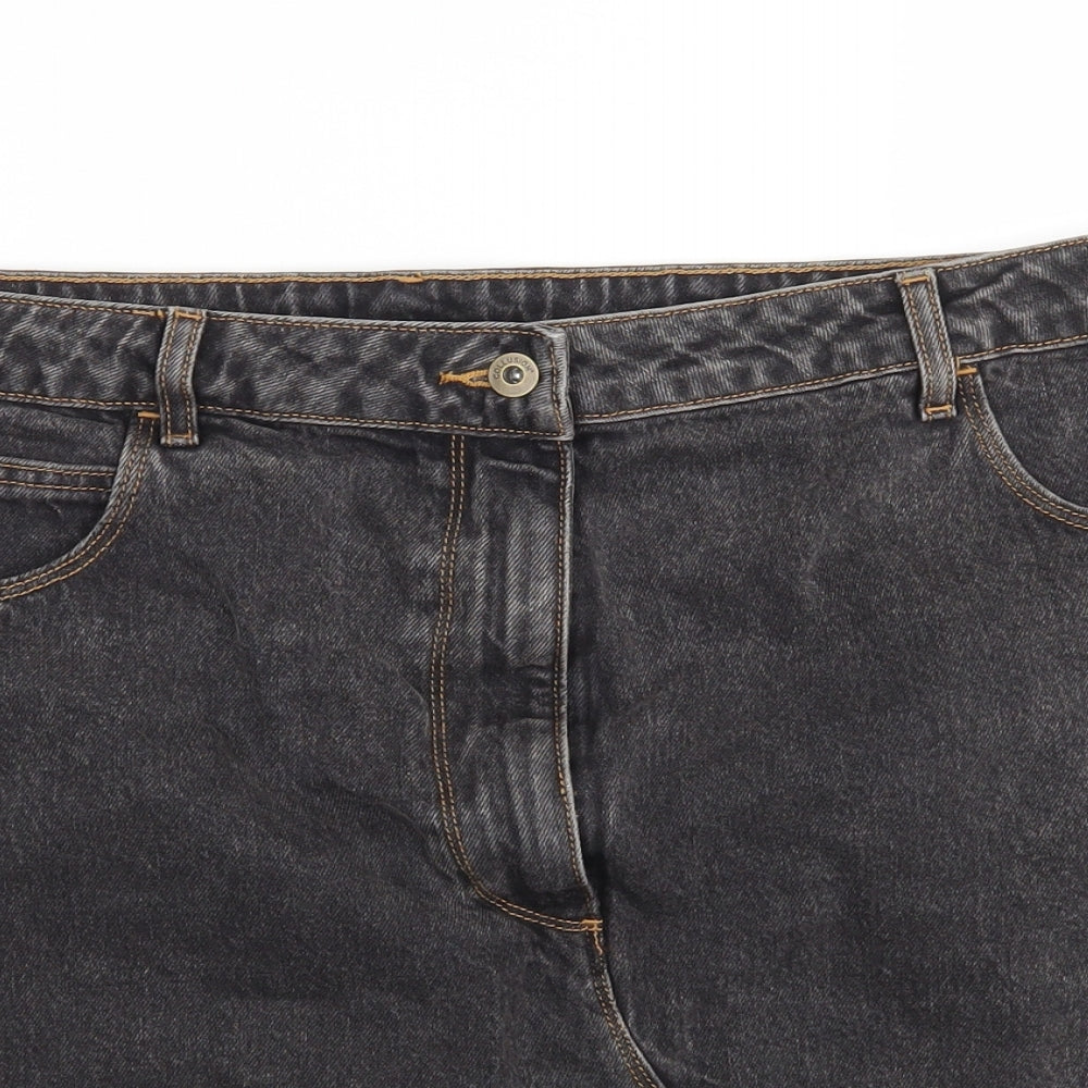 COLLUSION Womens Black   Mini Skirt Size 18