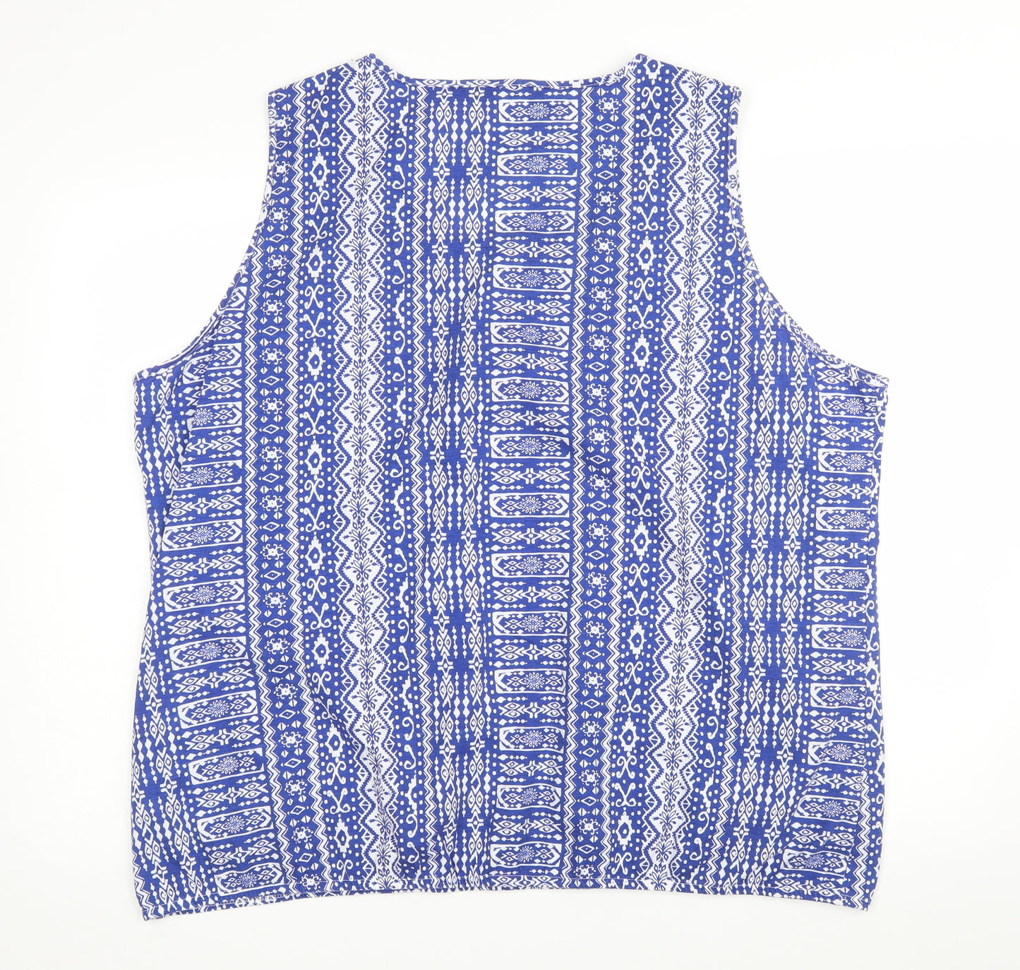 BM Womens Multicoloured Paisley  Basic Tank Size 24