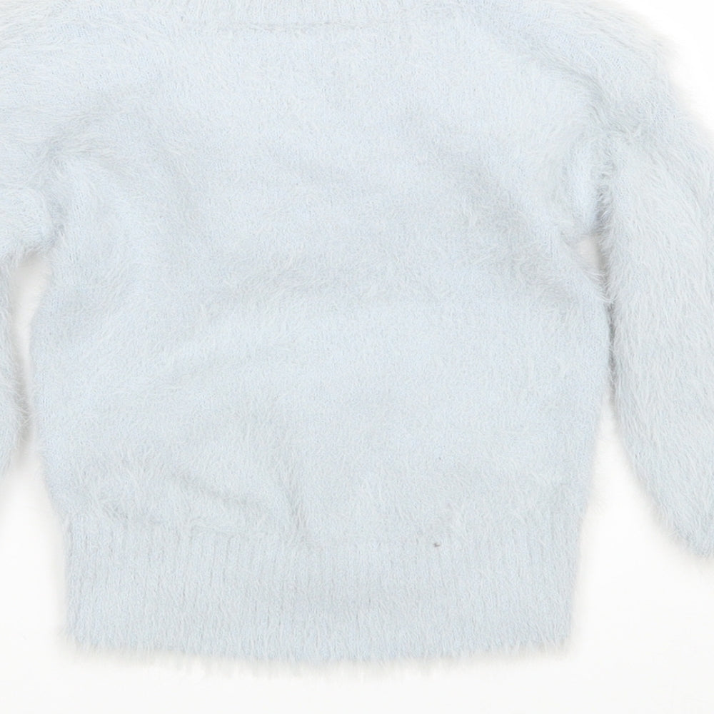 River Island Girls Blue   Pullover Jumper Size 12-18 Months