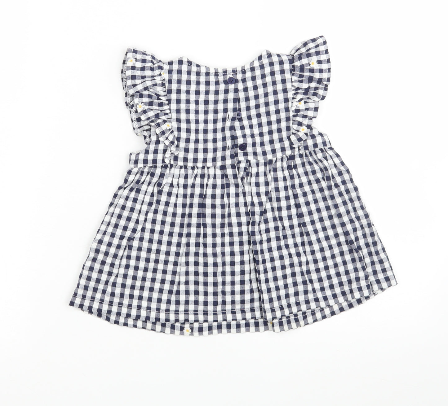 F&F Girls Multicoloured Check  A-Line  Size 12-18 Months