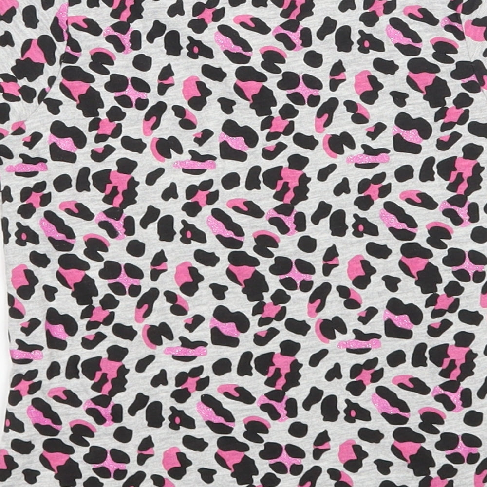 Primark Girls Multicoloured Animal Print  Basic T-Shirt Size 18-24 Months