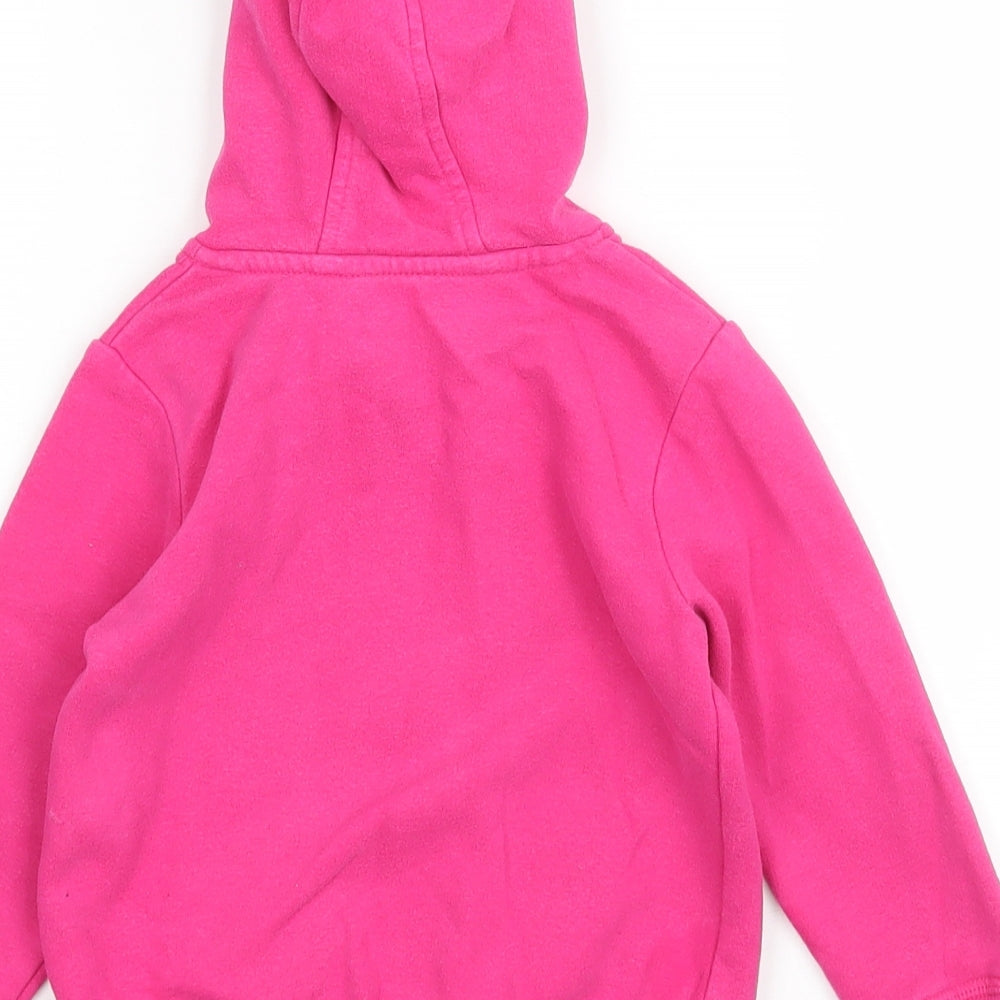 George Girls Pink   Full Zip Jumper Size 18-24 Months