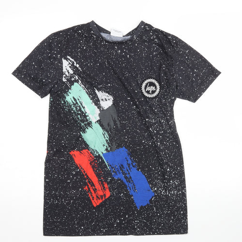Hype Mens Multicoloured Polka Dot   T-Shirt Size XS