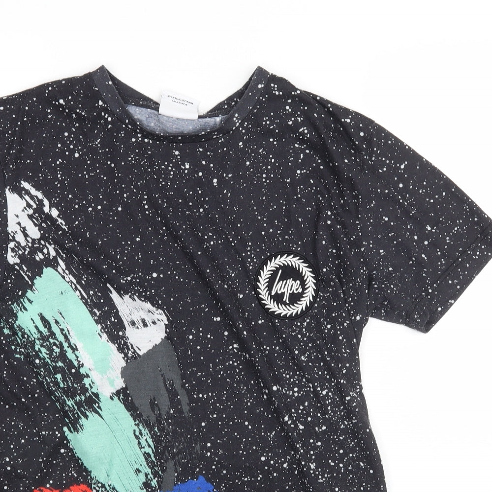 Hype Mens Multicoloured Polka Dot   T-Shirt Size XS