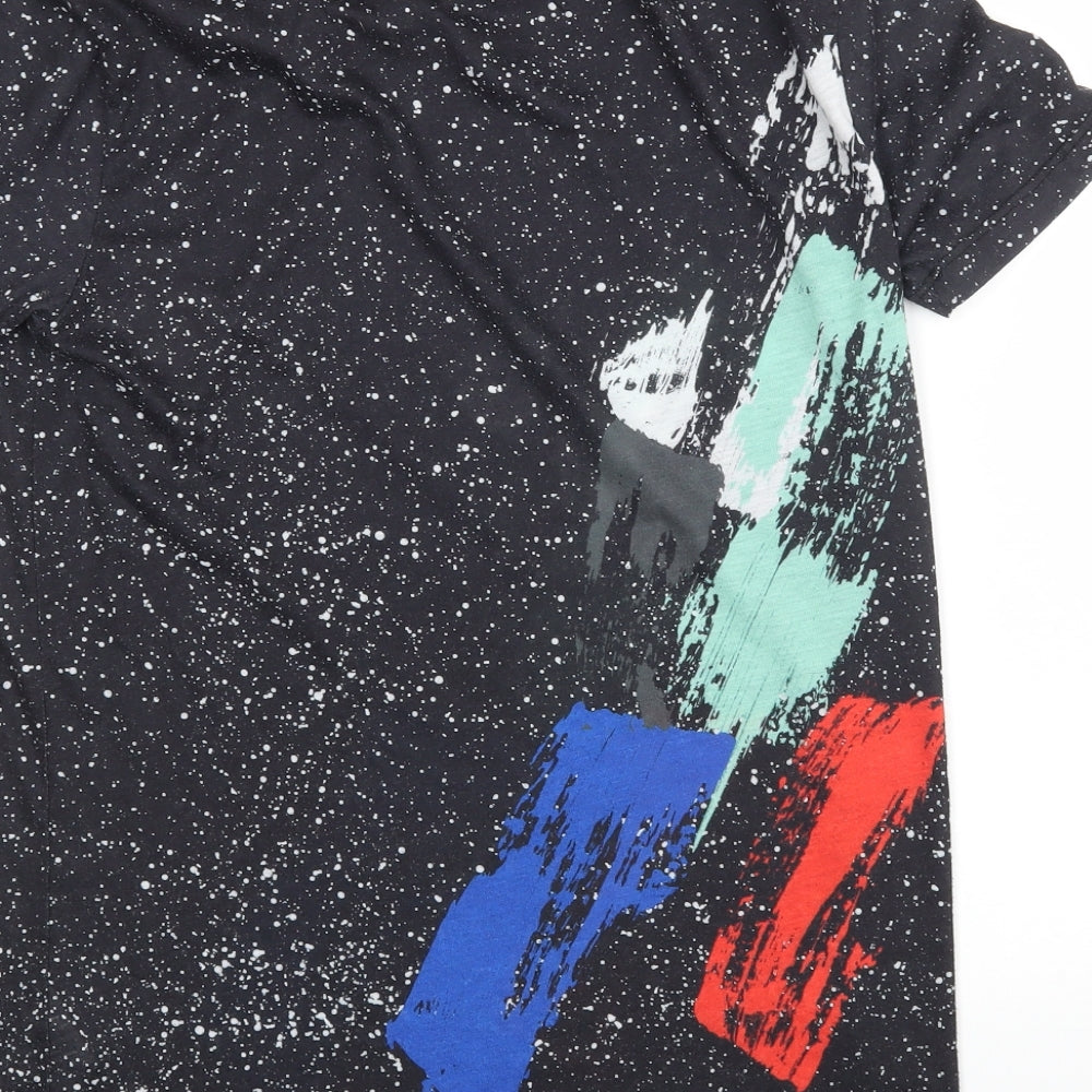 Hype Mens Multicoloured Polka Dot   T-Shirt Size XS