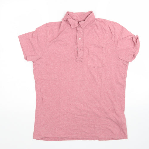 B.D Baggies Mens Pink    Polo Size M