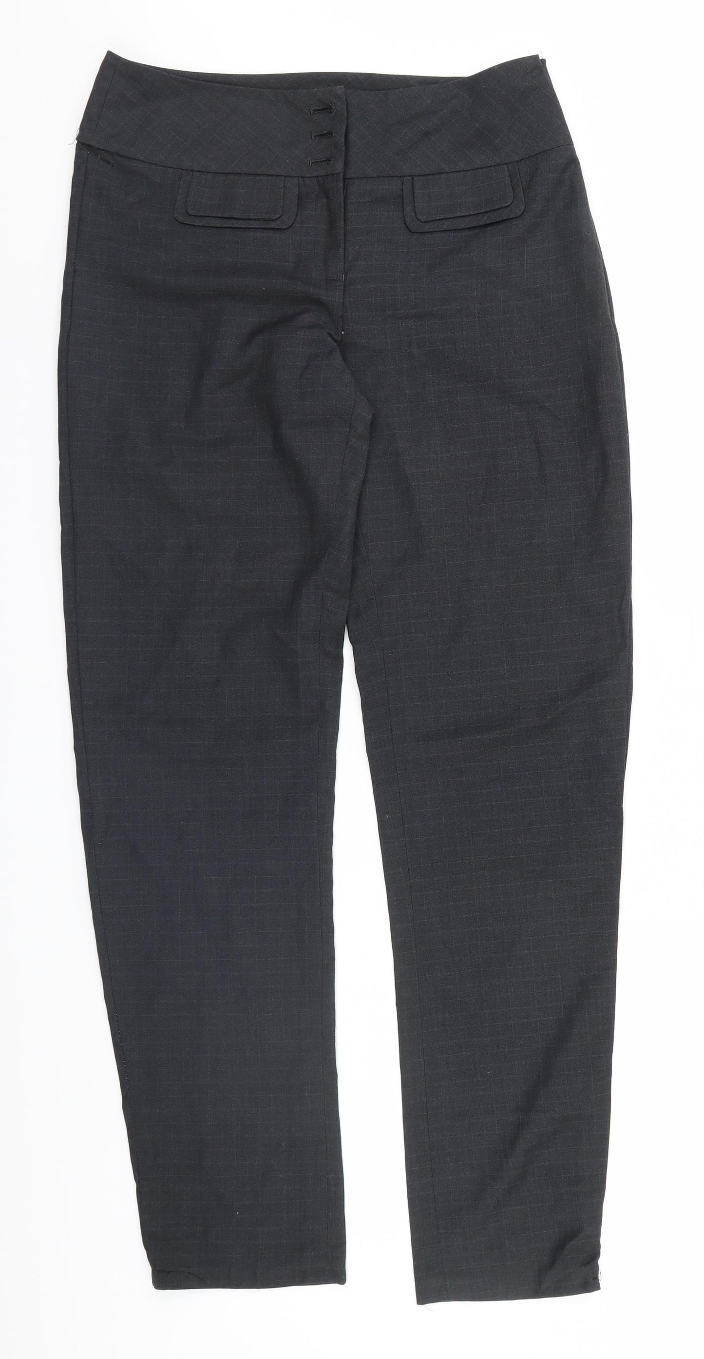 Dorothy Perkins Womens Black   Trousers  Size 10 L30 in