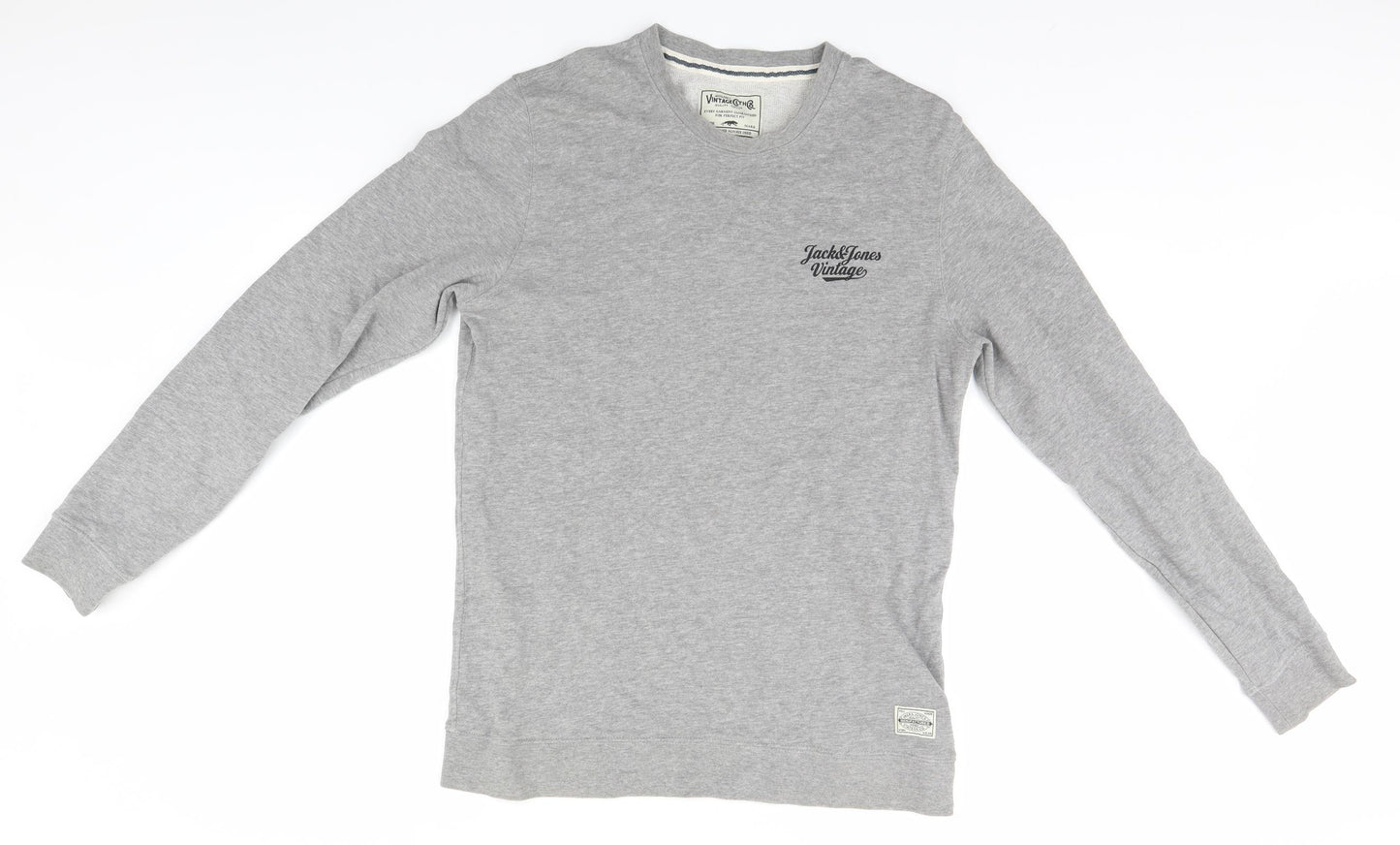 JACK & JONES Mens Grey   Pullover Jumper Size L  - 89
