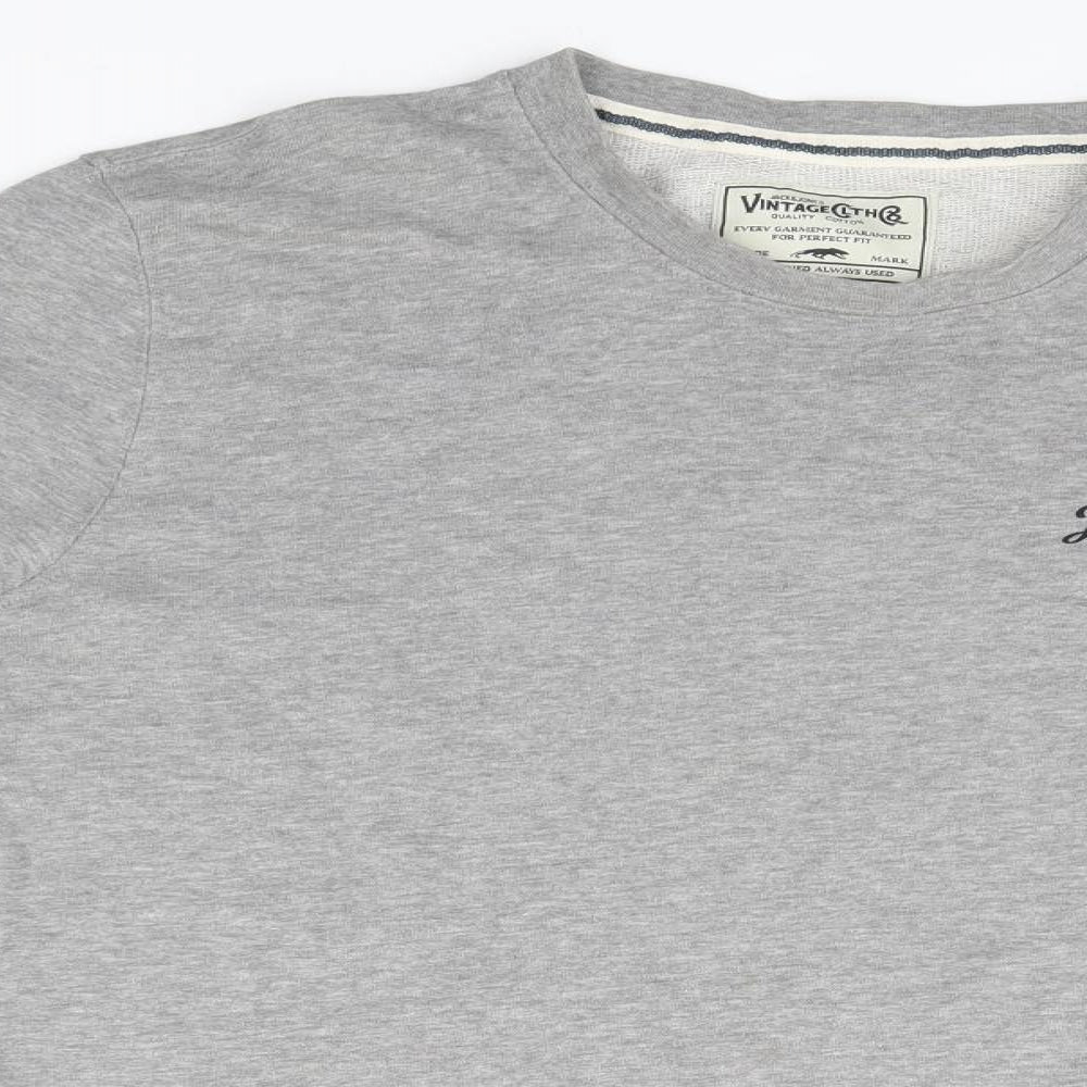 JACK & JONES Mens Grey   Pullover Jumper Size L  - 89