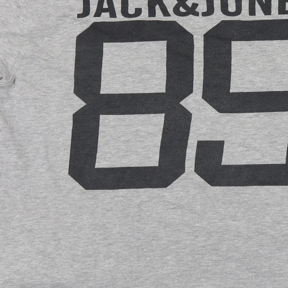 JACK & JONES Mens Grey   Pullover Jumper Size L  - 89