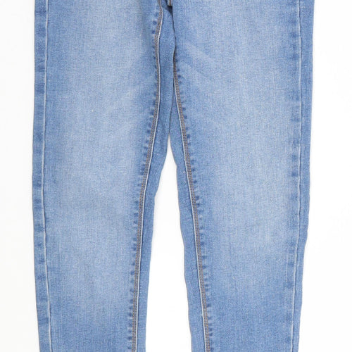 Denim & Co. Womens Blue   Skinny Jeans Size 6 L28 in