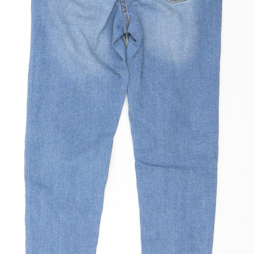 Denim & Co. Womens Blue   Skinny Jeans Size 6 L28 in