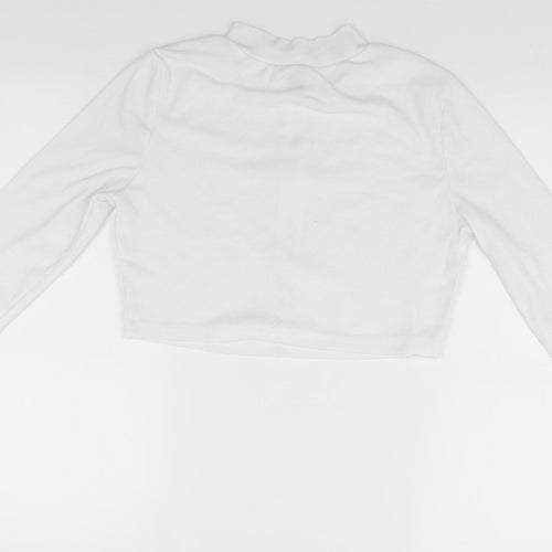 SheIn Womens White   Pullover Jumper Size 12