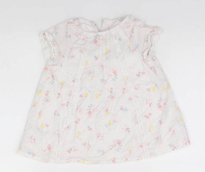 George Baby Green Floral A-Line Size 18-24 Months