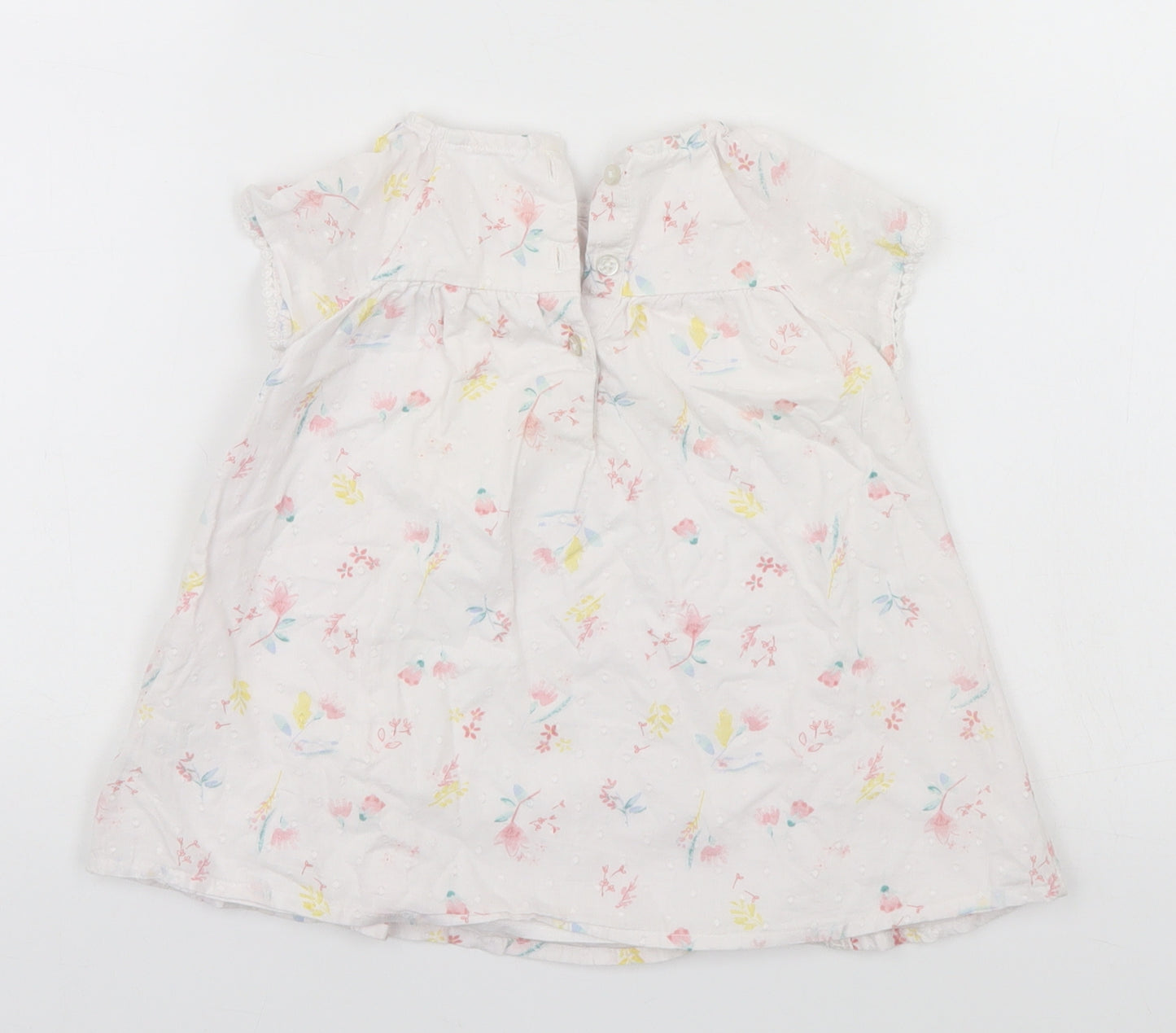 George Baby Green Floral  A-Line  Size 18-24 Months