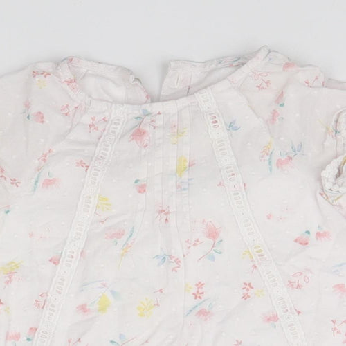 George Baby Green Floral  A-Line  Size 18-24 Months