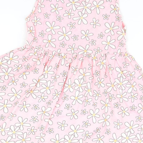 Young Dimension Girls Pink Floral  A-Line  Size 3-4 Years