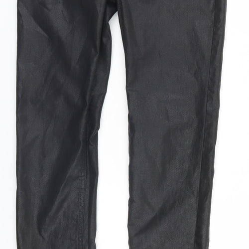 H&M Womens Black   Carpenter Leggings Size 6 L30 in