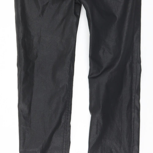 H&M Womens Black   Carpenter Leggings Size 6 L30 in