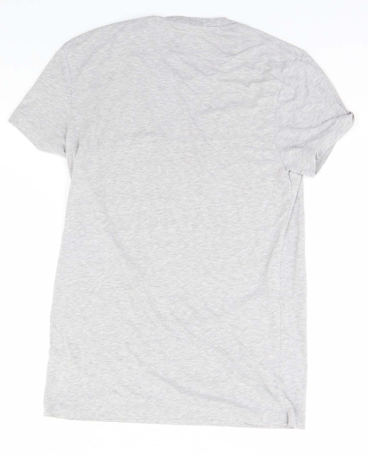 Jack Wills Mens Grey    T-Shirt Size S