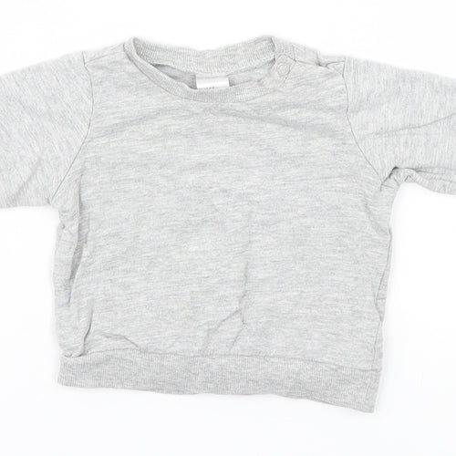 H&M Baby Grey   Basic T-Shirt Size 3-6 Months