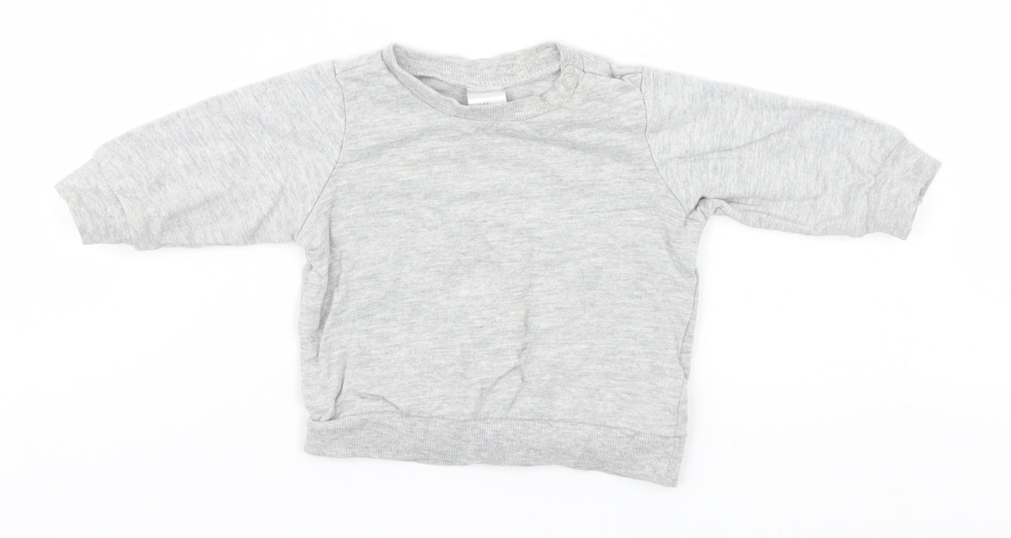 H&M Baby Grey   Basic T-Shirt Size 3-6 Months