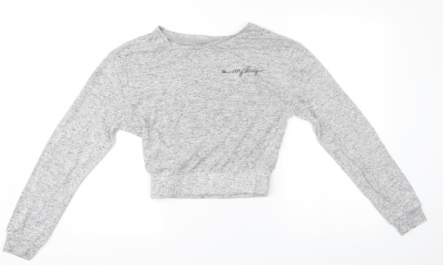 Primark Womens Grey   Pullover Jumper Size 2XS