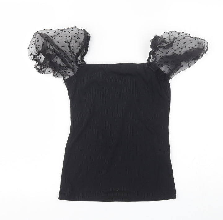 New Look Womens Black   Basic Blouse Size 6