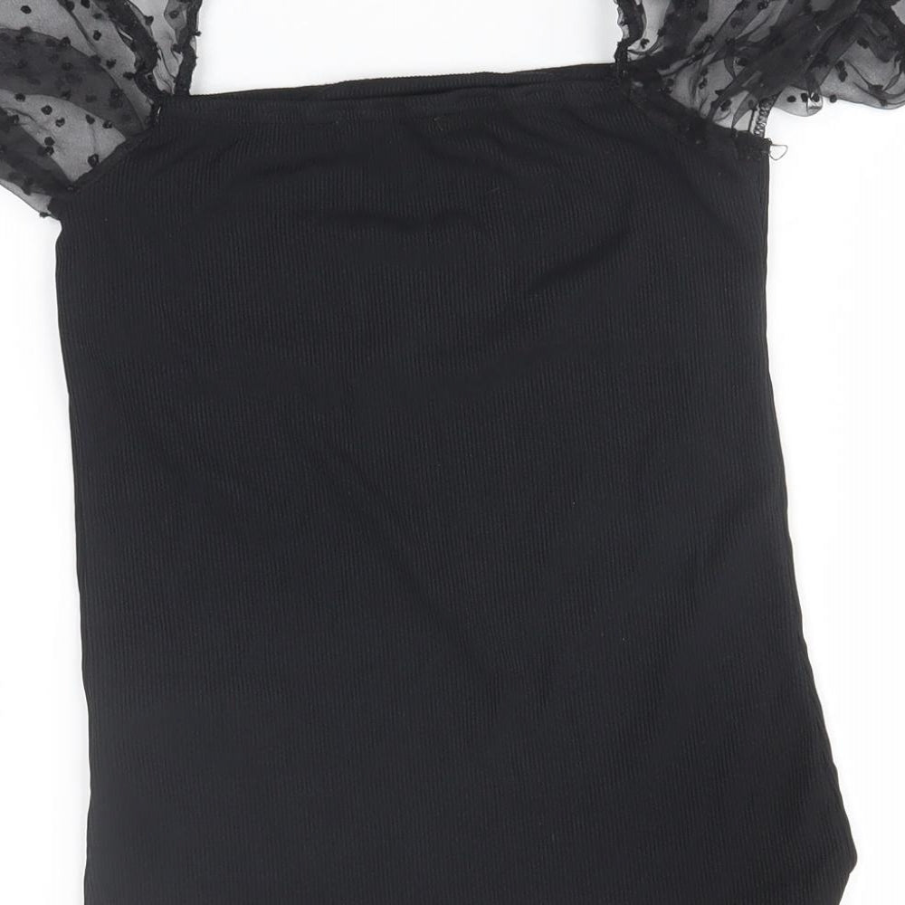 New Look Womens Black   Basic Blouse Size 6
