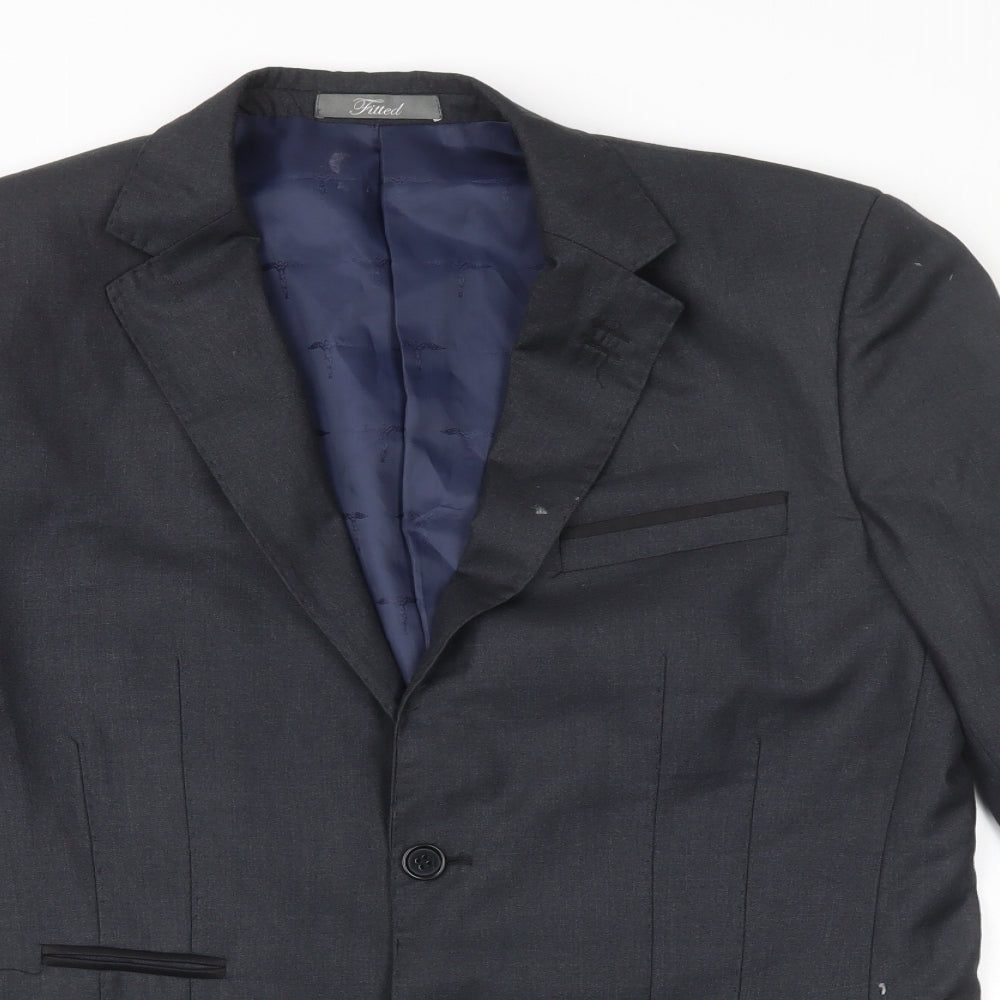 voeut Mens Grey   Jacket Blazer