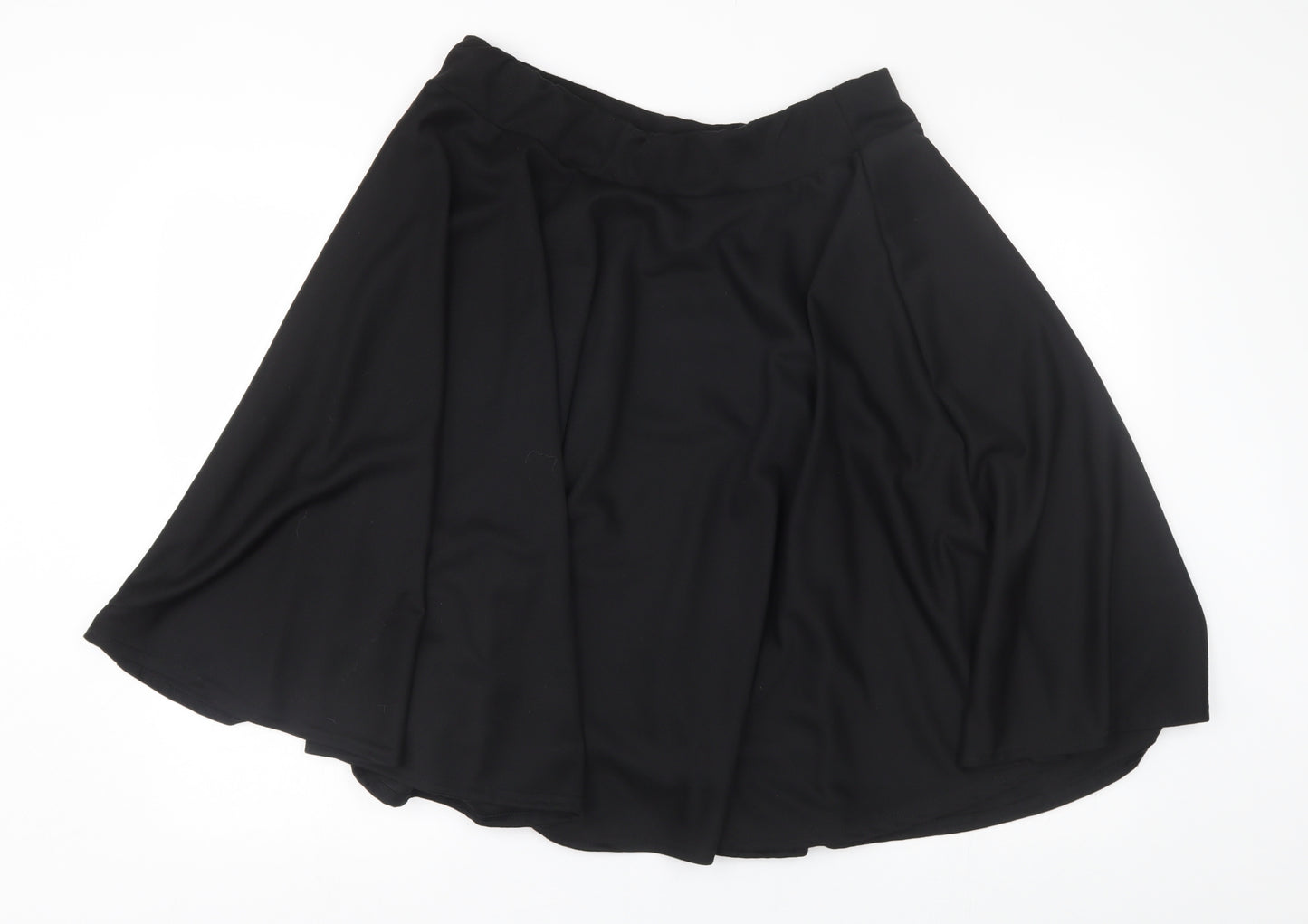 Preworn Womens Black   A-Line Skirt Size 34 in
