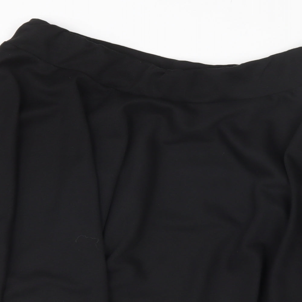 Preworn Womens Black   A-Line Skirt Size 34 in