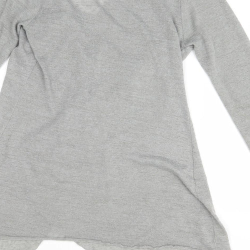 Quiz Womens Grey   Wrap Jumper Size 12