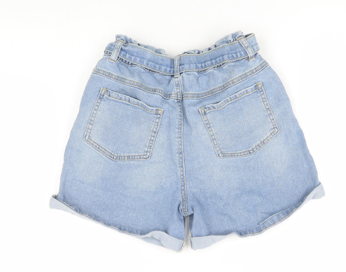 TU Girls Blue   Mom Shorts Size 14 Years