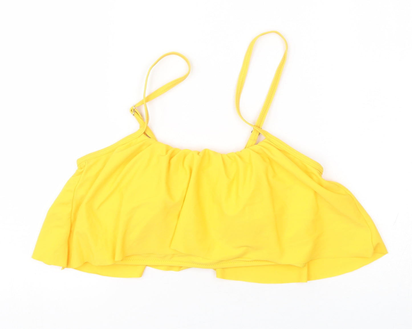 Preworn Womens Yellow   Cropped Blouse Size S
