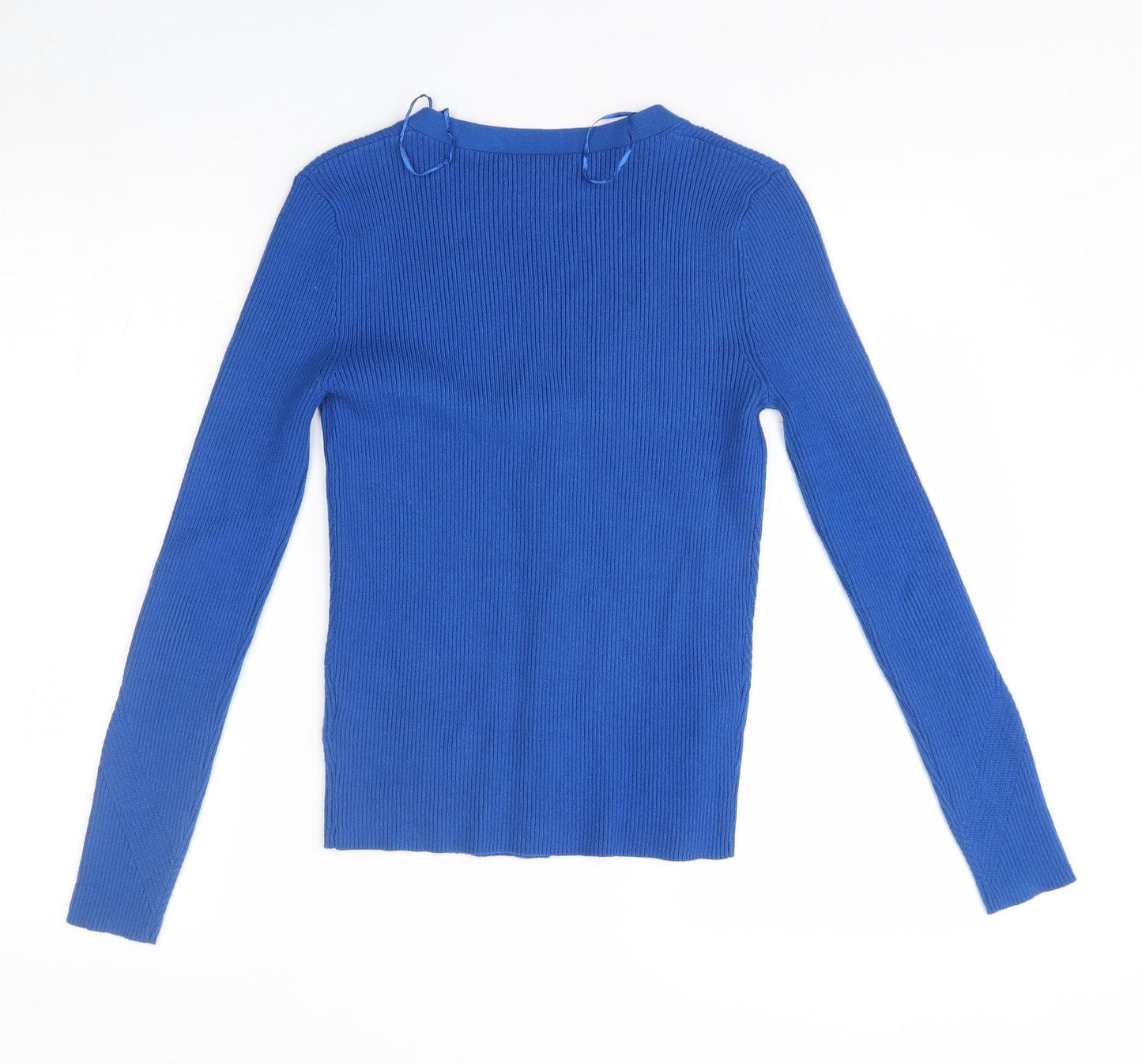M&S Womens Blue   Cardigan Jumper Size 10