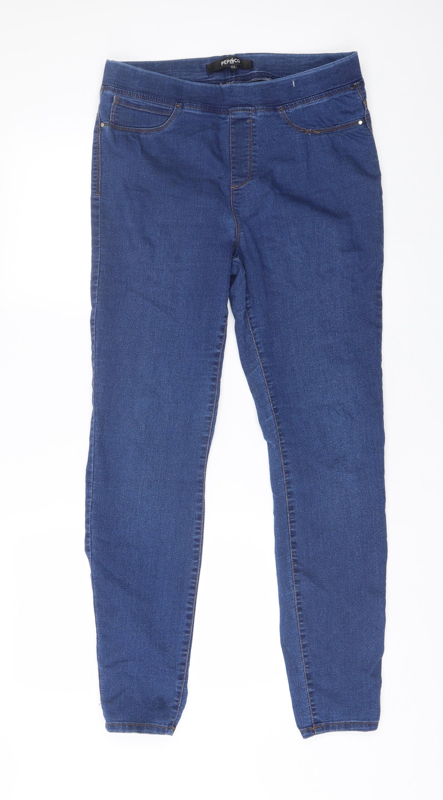 Pep&co Womens Blue   Jegging Jeans Size 12 L27 in